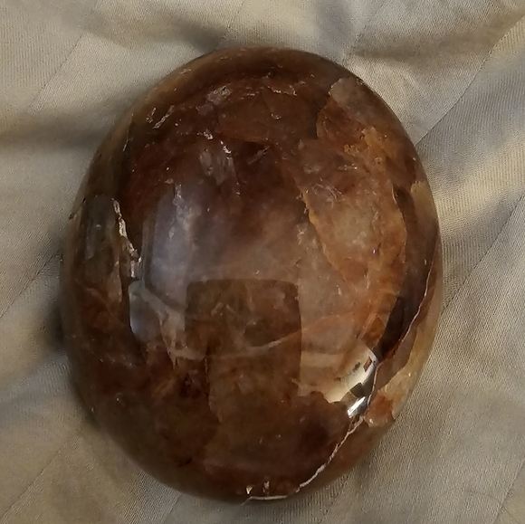 176 grams, Huge FIRE QUARTZ Palm Stone, Amazing Color & Quality, New! - Picture 9 of 16